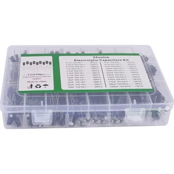 Vývojová deska Sada kondenzátorů 0,1uF-1000uF - 500 kusů