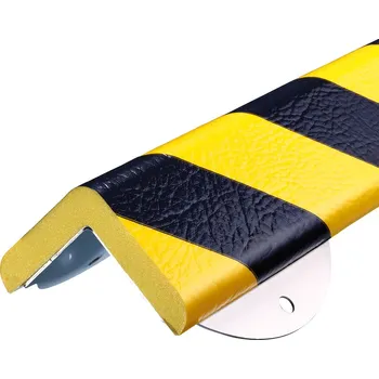 Stavební profil Nástěnný ochranný profil 8, černá / žlutá, 4,7 cm × 100 cm