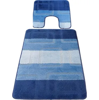 Koupelnová předložka Protiskluzová koupelnová předložka modrá - set U Montana 04