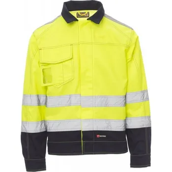 pracovní bunda SAFE HI-VI WINTER PAYPER HiVis blůza 295 - žlutá_navy XL