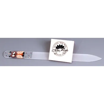 Pilník skleněný velký - sova,hnědá