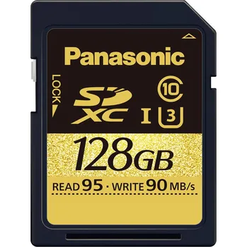Paměťová karta Panasonic 128GB SDXC UHS-I (U3) 95MB/s Class 10 Memory Card (SDXC )