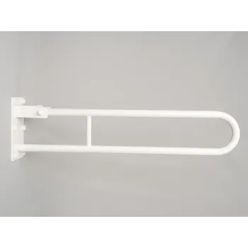 Madlo do koupelny Wela sklopné invalidní U madlo k wc bílé domadlo 191351268882 Délka: 90 cm, Průměr: 25 mm