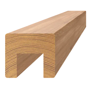 Zábradlí KOVIAN, s.r.o. Dřevěný profil 45 x 40 x 3000 mm (24 x 22 mm), broušený dub