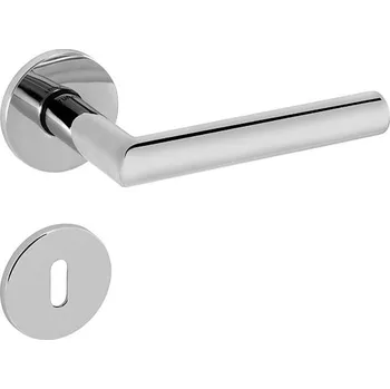 Dveřní kování TI - FAVORIT - R 4002 5S klika/klika, rozety PZ OC - ​​Chrom lesklý (03)