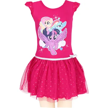 Dívčí šaty Setino Dívčí šaty My Little Pony 640-055 - tmavě růžová Barva: Tmavě růžová, Velikost: 98