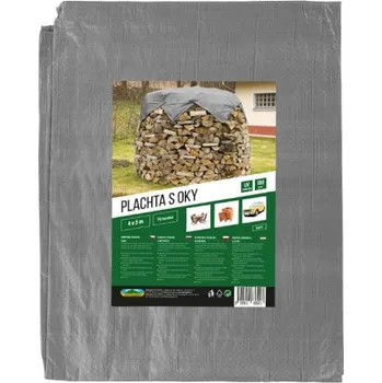 Krycí plachta Nohel Garden Plachta kašírovaná šedá 4x5m 100g