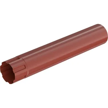 okap BRYZA Svod pozinkovaný Ø 100 mm, délka 3M, Cihlově červená RAL 8004