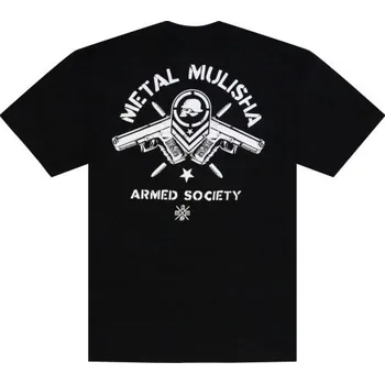 Pánské tričko TRIKO METAL MULISHA STRAPPED S/S - černá - XL + při osobním odběru 561 Kč