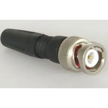Elektrický konektor BNC 07 - BNC konektor rovný s gumovou krytkou