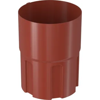 okap BRYZA Spojka svodu pozinkovaná Ø 100 mm, Cihlově červená RAL 8004