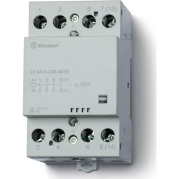 Stykač Stykač instalační, 3Z+1R/63 A, 230 V AC/DC, MI, AgSnO2 22.64.0.230.4710