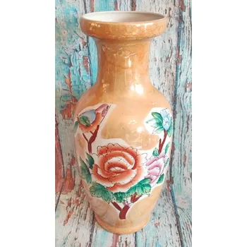 Váza Velká malovaná porcelánová váza čínská