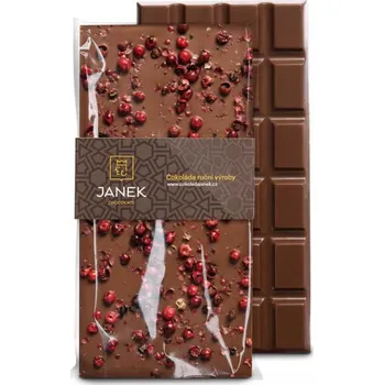 Čokoláda JANEK Mléčná čokoláda s pepřem 85 g
