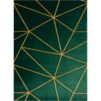 Koberec Kusový koberec Emerald 1013 green and gold, 80x150, zelená, chodba / předsíň, Dywany Łuszczów - 1 rok na vrácení + DOPRAVA ZDARMA k Vám i zpět