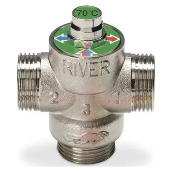 Termostat RIVER SPA - Itálie | Směšovací antikondenzační termostat na přívod - 1" R00470