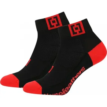 Pánské ponožky Technické funkční ponožky Horsefeathers Claw - black/flame