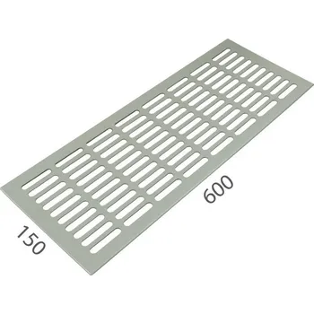 Větrací mřížka SRL - ALFA větrací mřížka šířka 150 x 600 mm 150 mm, 600 mm F9 - Nerez elox