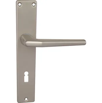 Dveřní kování BA - LUCIA - I BB otvor pro klíč, 90 mm, klika/klika F8 - Nikl matný