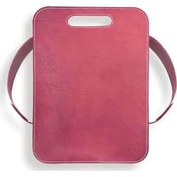 Městský batoh Eggo McLennan kožený batoh Starorůžová