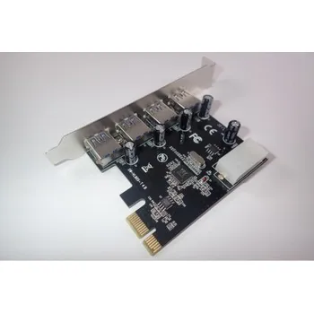 USB hub PCI-E x1 karta 4x USB 3.0 OEM USB3PCIe