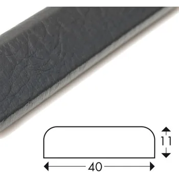 Stavební profil Ochranný profil 15, tmavě šedá, 4 cm × 500 cm