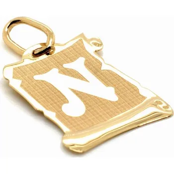 Přívěsek Písmenko N na pergamenu