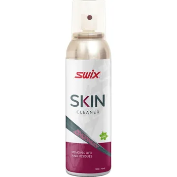 Sport Jemné čištění integrovaných stoupacích pásů - Swix Skin Cleaner sprej 70 ml + Fiberlene