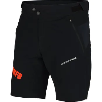 Northfinder Weston černé cyklistické kraťasy Northfinder Weston černé