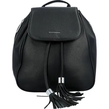 Kabelka Stylový dámský koženkový batůžek Ina, černá