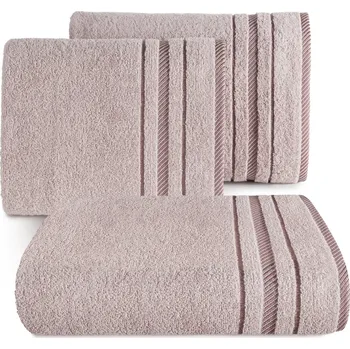 Ručník BAVLNĚNÝ RUČNÍK KORAL 50X90 CM PUDROVÁ