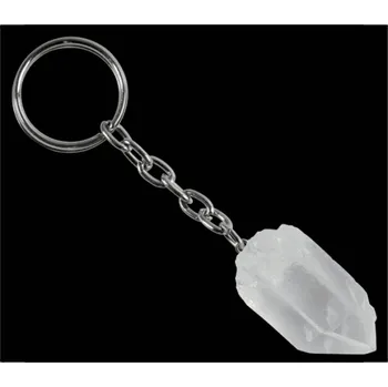 Milujeme Kameny Křišťál - hrot - surový kámen - přívěsek na klíče 33901