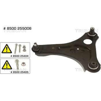 Zavěšení kol Řídicí páka, zavěšení kol Triscan A/S 8500 255006
