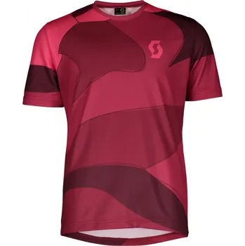 Cyklistické kalhoty Dětský cyklodres Scott Shirt Jr Trail 20 s/sl tibetan red
