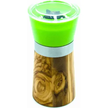 Mlýnek na koření Mlýnek na sůl a pepř - Siena 13cm - zelený