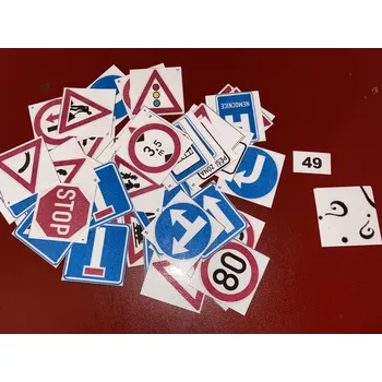 Pexeso HandMade by VeJa Pexeso vel.L č.49 - Dopravní značky (64kousků)