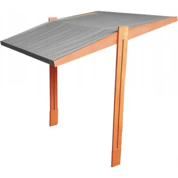 Pískoviště ELIS DESIGN STŘÍŠKA k dřevěnému pískovišti 120x120 cm předvrtaná impregnovaná barva střechy: šedá