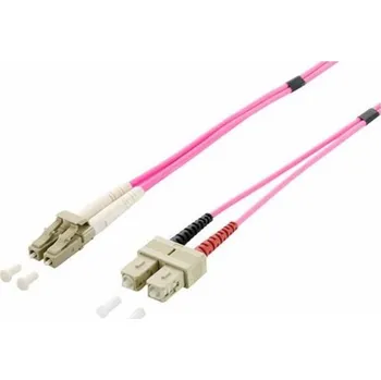 Síťový kabel Vybavit LC/SC vlákno optický patchcord, 0,5 m (255539)