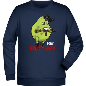 Pánská mikina Mikina Tony - Fruit army - námořní modrá