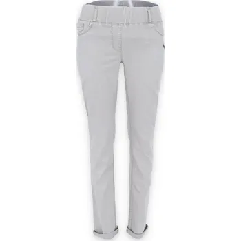 Dámské kalhoty Kalhoty dámské Abgs 4063 barva: béžová, velikost: 38