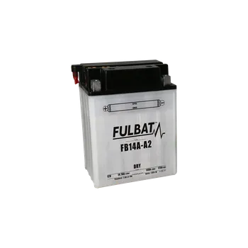 Motobaterie Konvenční motocyklová baterie FULBAT FB14A-A2 (YB14A-A2) Včetně balení kyseliny