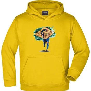 Chlapecké oblečení Mikina Neymar National Barva: Žlutá, Velikost: 134/140 - 9/10let