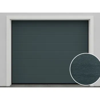 Garážová vrata Sekční garážová vrata DoorHan DIY pro otvor š x v: 3000x2150 mm - Barva antracitová (RAL 7016)