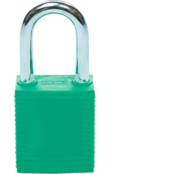 Visací zámek Nylonový zámek s 38 mm ocelovým okem fialová