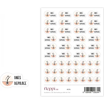 samolepka Fleppi Samolepky Depilace