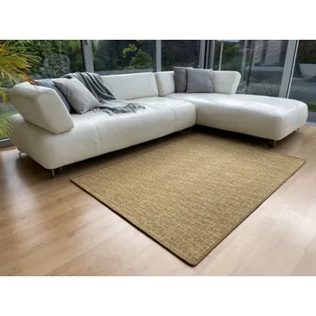 Koberec Kusový koberec Alassio zlatohnědý - 1 m2 bez obšití