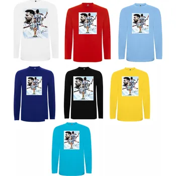 Tričko dlouhým rukávem Lionel Messi Cup Barva: černá, Velikost: 134/140 - 8/9let