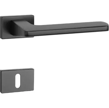 Dveřní kování AS - YUKA - RT 7S rozety BB, klika/klika BS - Černá matná