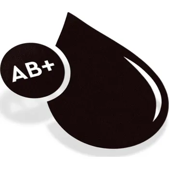 Samolepicí dekorace na vozidlo Samolepka Krevní skupina AB+ - 10x11