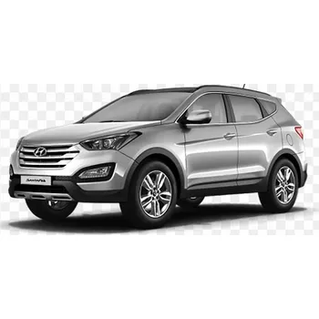 Auto-moto Příčníky Modula Oval Bar Closed Rail Alu Hyundai Santa Fe 2013-2018 s integrovanými podélníky